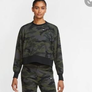Nike dry-fit camo fleece thunder gray